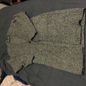 Long Uniqlo sweater with one button